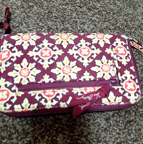 Vera Bradley Accessories - Wine colored Vera Bradley wallet
